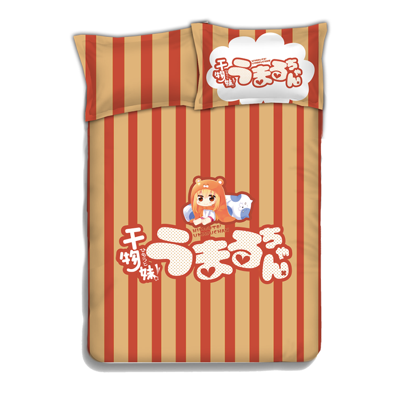 Umaru Doma - Himouto Umaru Chan Anime Bedding Sets,Bed Blanket & Duvet Cover,Bed Sheet with Pillow Covers